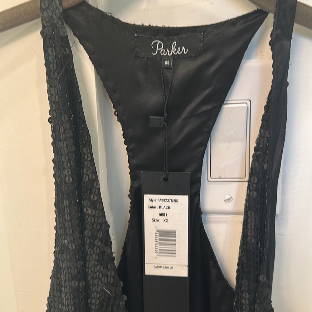 Parker Black Sequin Dress